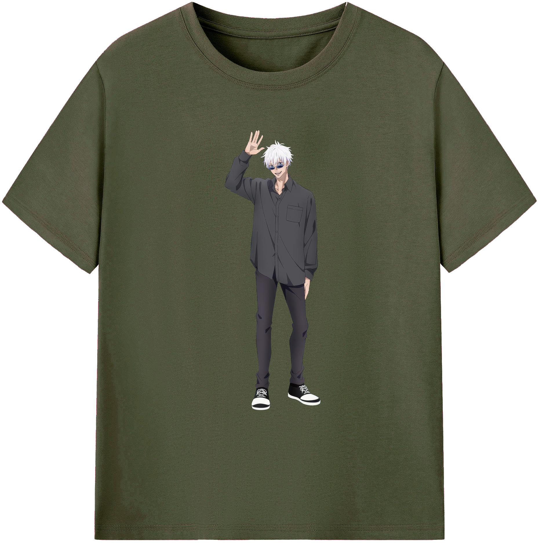 （画像用） 呪術廻戦 Jujutsu Kaisen 綿100％ メンズ半袖Tシャツ｜肌触りやわらか＆通気性